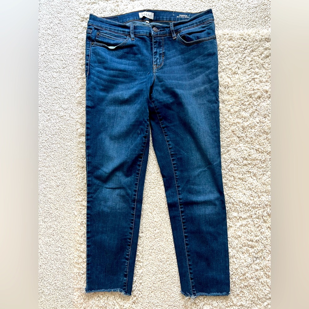 Nicole Miller Tribeca Mid Rise Skinny Jeans Size 8